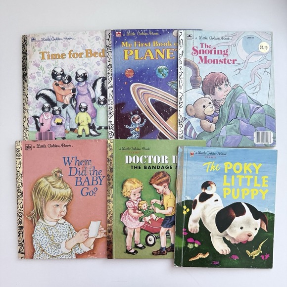 Vintage Little Golden Books Random Mixed Lot Of 20 Various Conditions - Picture 4 of 9